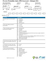 Ethiopia Compassion PPI Scorecard_2016 (English)