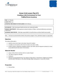 HV71: Creating a Safe Environment for Your Toddler and Home Inventory