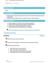Africa CareGroup Group Lesson #9 - Listening