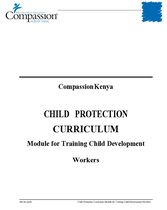 Child Protection Curriculum Module - Child Development Workers
