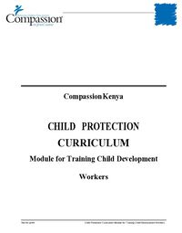 Child Protection Curriculum Module - Child Development Workers