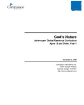 Adolescent Core Curriculum - Spiritual - God's Nature - Ages 12- 14, Year 1