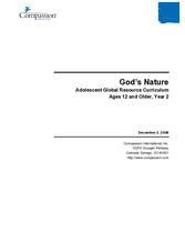 Adolescent Core Curriculum - Spiritual - God's Nature - Ages 12 - 14, Year 2