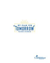 Teacher Guidebook - My Plan for Tomorrow
